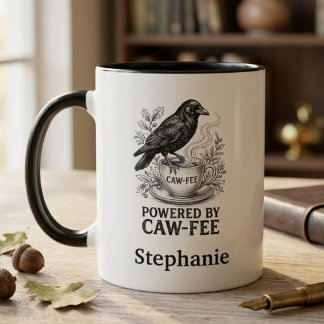 Raben-Krähen-Gebühr-Gotische-Vogel-Kunst-Büro-Gesc Tasse