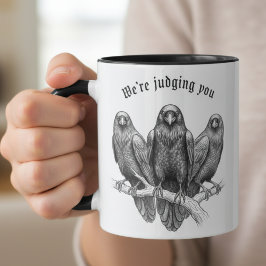 Raben richten - Dark Academia Gothic Tasse