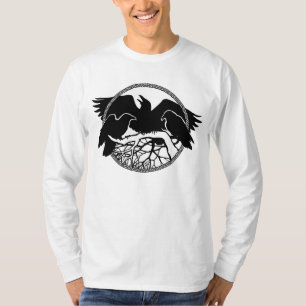 Raben-Shirts Raven Cool Krähe Vogel Jersey T-Shirt