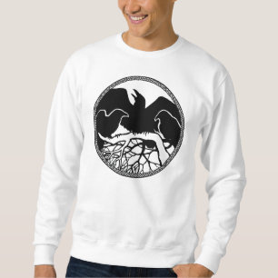 Raben-Sweatshirt Unisex Rabe Native Art Shirts