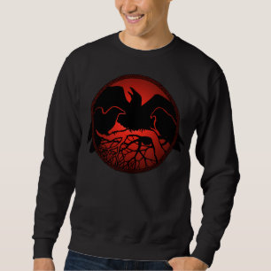Raben-Sweatshirt-Unisexraben-gebürtige Sweatshirt