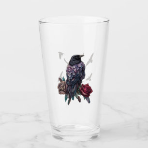Raben Trinken oder Bierglas Glas