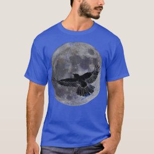 Raben TShirtKrähe Vollmond Rabe T-Shirt