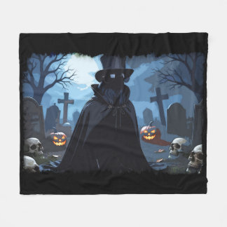 Rabenlord - Halloween-Goth-Design Fleecedecke