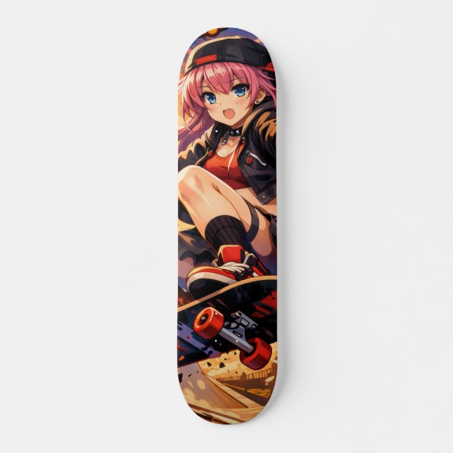 Rabenmädchen  skateboard (Vorne)