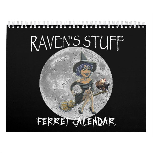 Rabenmaterial-Frettchenkalender Kalender (Titelbild)