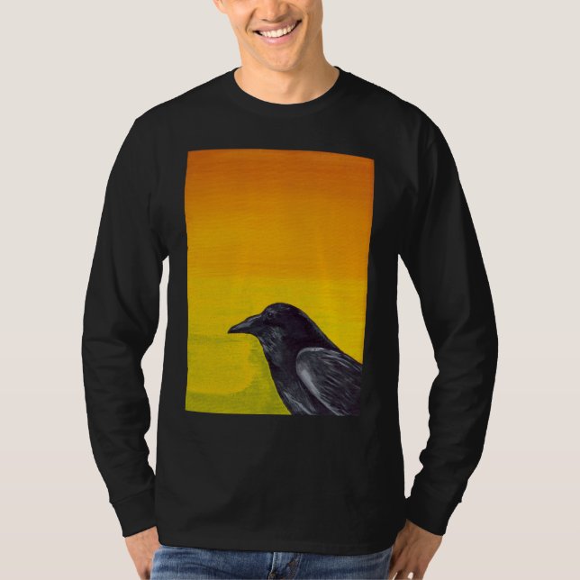 Rabensonnenaufgang T-Shirt (Vorderseite)