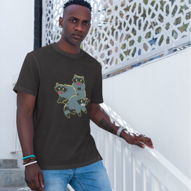 Rabid Raccoons Cartoon T-Shirt (Von Creator hochgeladen)