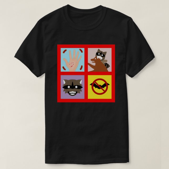 Rabies Quilt T-Shirt (Design vorne)