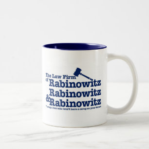 Rabinowitz Rabinowitz u. Rabinowitz Zweifarbige Tasse