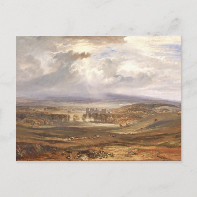 Raby Castle, der Sitz des Earls of Darlington Postkarte (Vorderseite)