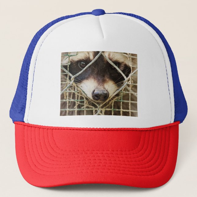RACCON TRUCKER HAT TRUCKERKAPPE (Vorderseite)