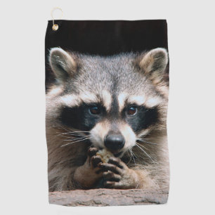 Raccoon 004 golfhandtuch