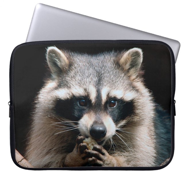 Raccoon 004 laptopschutzhülle (Vorderseite)