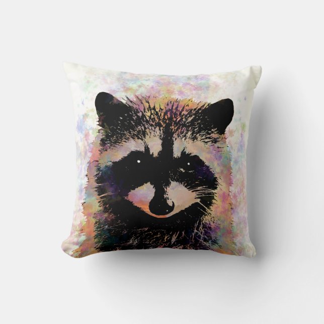 Raccoon 27 kissen (Vorderseite)