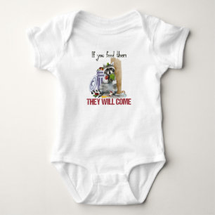 Raccoon-Abfall-Bandit-Säugling Baby Strampler
