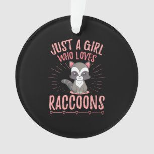 Raccoon Aime Juste Une Fille Qui Aime Le Raccoon