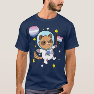 Raccoon Astronaut Bigender Prix T-Shirt