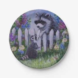 Raccoon & Baby Paper Teller