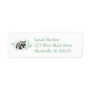 Raccoon Baby Shower Woodland Tiere