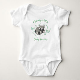Raccoon Baby Shower Woodland Tiere Baby Strampler