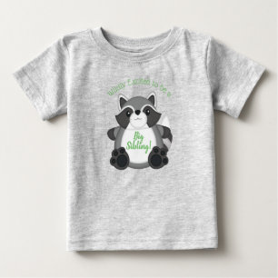 Raccoon Baby Showwoodland T-shirt