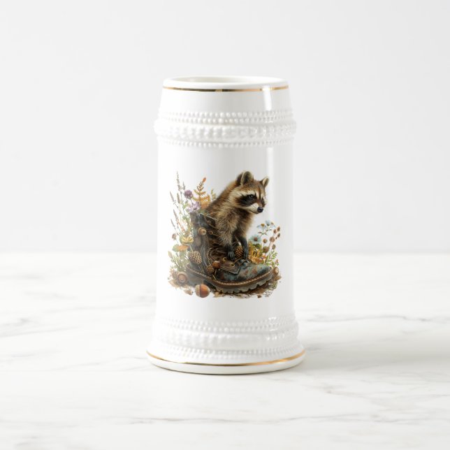 Raccoon  bierglas (Mittel)