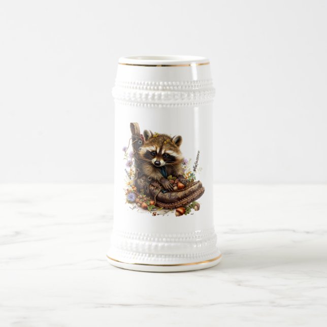 Raccoon  bierglas (Mittel)