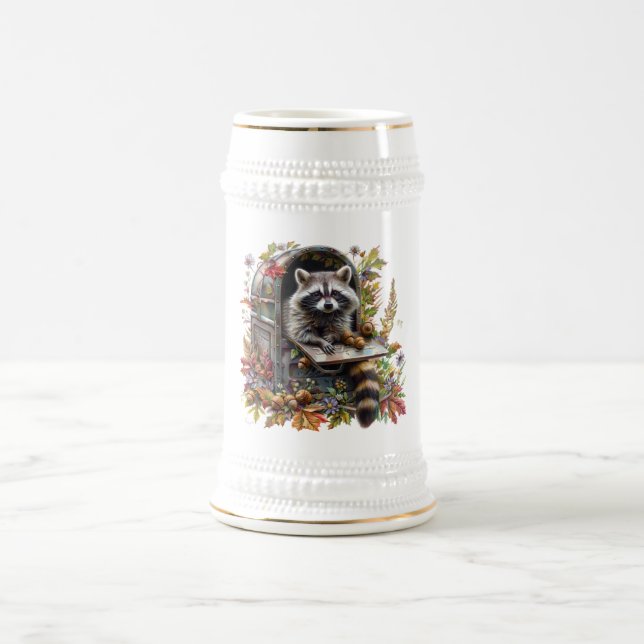 Raccoon  bierglas (Mittel)