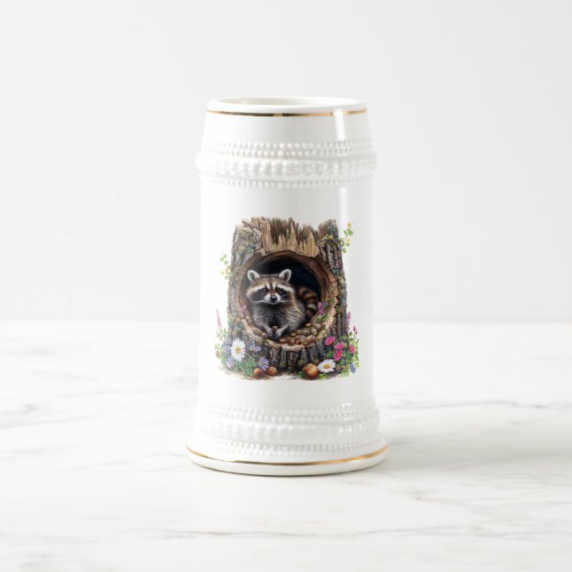 Raccoon  bierglas (Mittel)