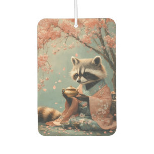 Raccoon Buddha: Friedlicher Tee unter Kirschbaum Autolufterfrischer