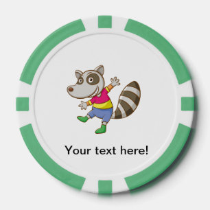 Raccoon-Cartoon Pokerchips