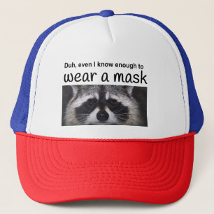 Raccoon Casquette du Corona Covid 19 par Funnycomb