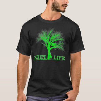 Raccoon Coon Jagen Night Life Raccoon Geschenke T-Shirt