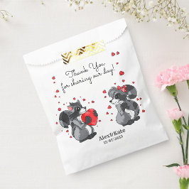 Raccoon Couple Geschenktütchen