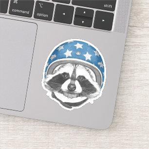 Raccoon Daredeb Aufkleber
