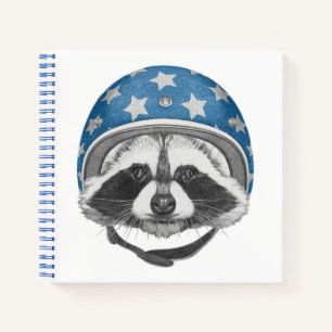 Raccoon Daredevil Notizbuch