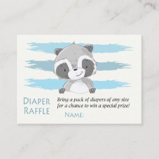 Raccoon Diaper Raffles Tickets