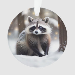 Raccoon En Forêt Magique