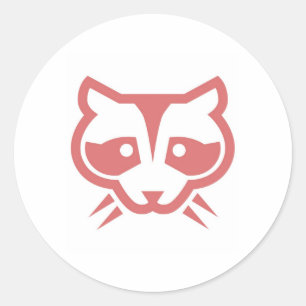 Raccoon Face Sticker