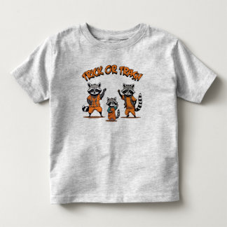 Raccoon Family - Niedliches Halloween-Trick oder T Kleinkind T-shirt