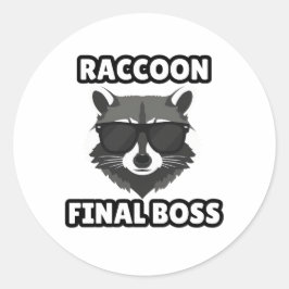 Raccoon Final Boss Sticker