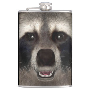 Raccoon Flachmann
