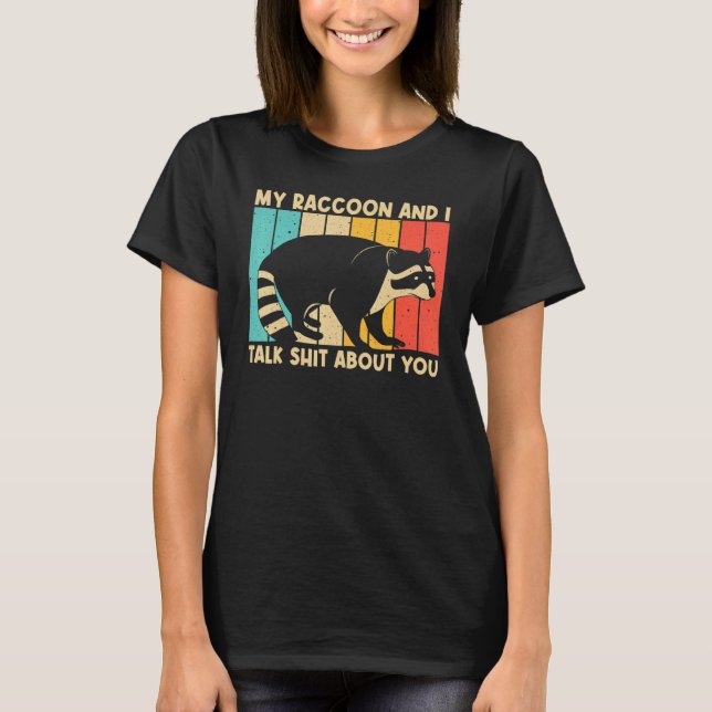 Raccoon For Men Women Common Raccoon   T-Shirt (Vorderseite)