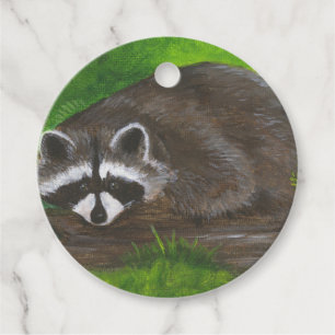 Raccoon Geschenkanhänger