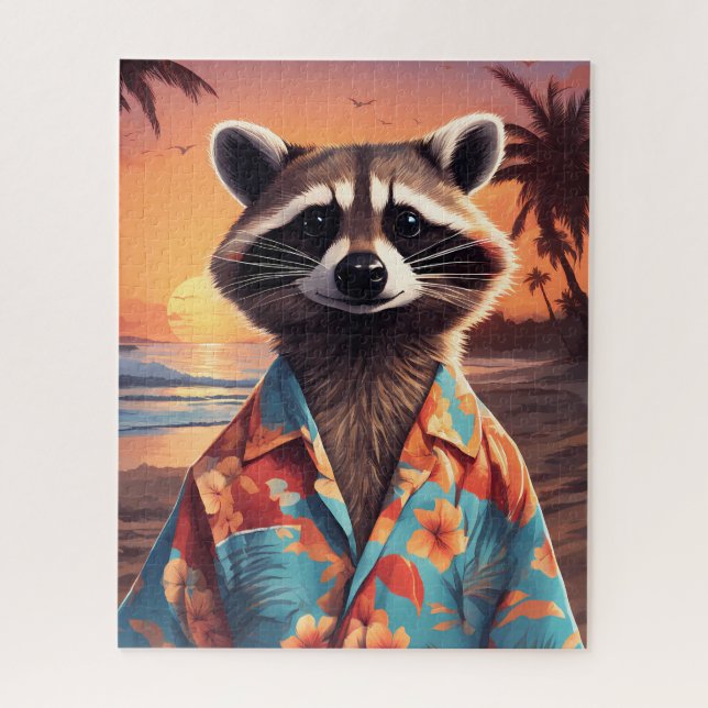 Raccoon Holiday (Vertikal)