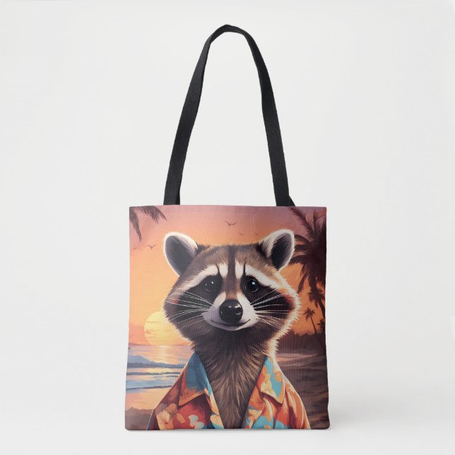 Raccoon Holiday Tasche (Vorderseite)