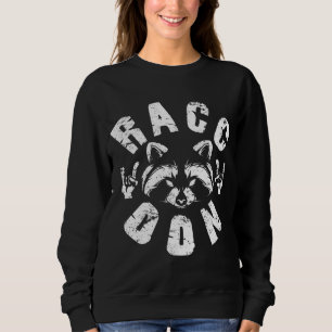 Raccoon Lieben Rock Music and Rock Metal Sweatshirt
