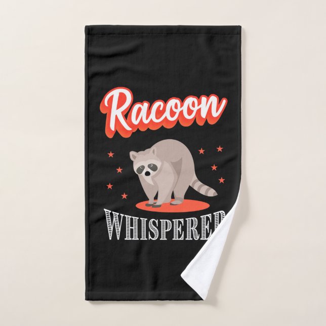 Raccoon Lover Raccoon Whisperer Handtuch (Handtuch)