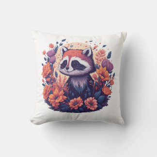 Raccoon Lovers Arte Kissen